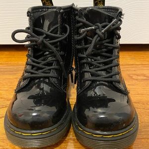 Toddler’s Black Patent Leather Dr. Martens
